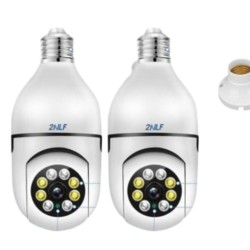 2NLF (2)Caméra Panoramique Sans Fil WiFi 360