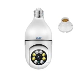 2NLF Caméra Panoramique Sans Fil WiFi 360